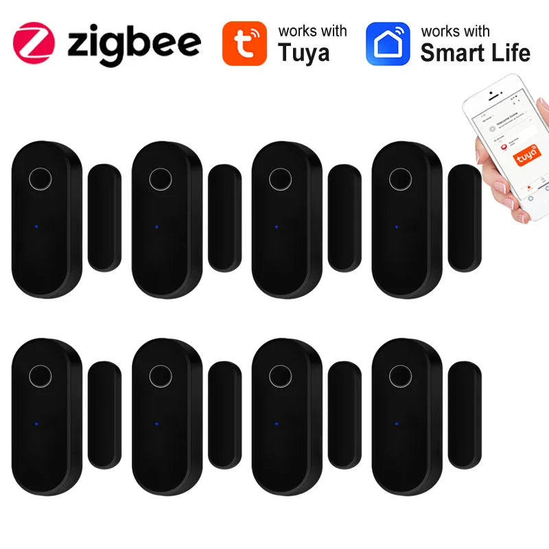 CowLost | zigbee-door-window-sensor-tuya-smart-life-app-remote-control-home-security-detector-anti-theft-alarm |16