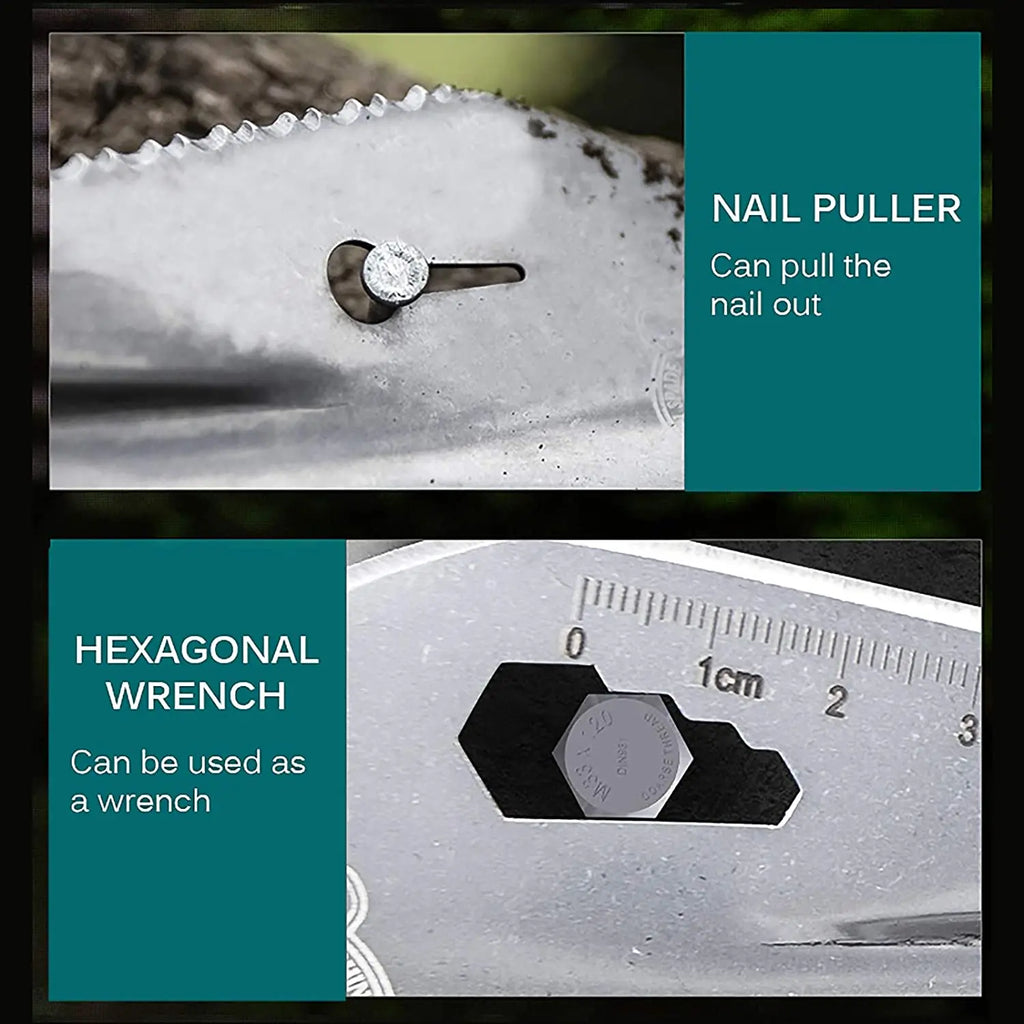 CowLost | product_id-stainless-steel-garden-shovel-multi-tool-with-weeder-sawtooth-hex-wrench-ruler-trowel-and-knife |11