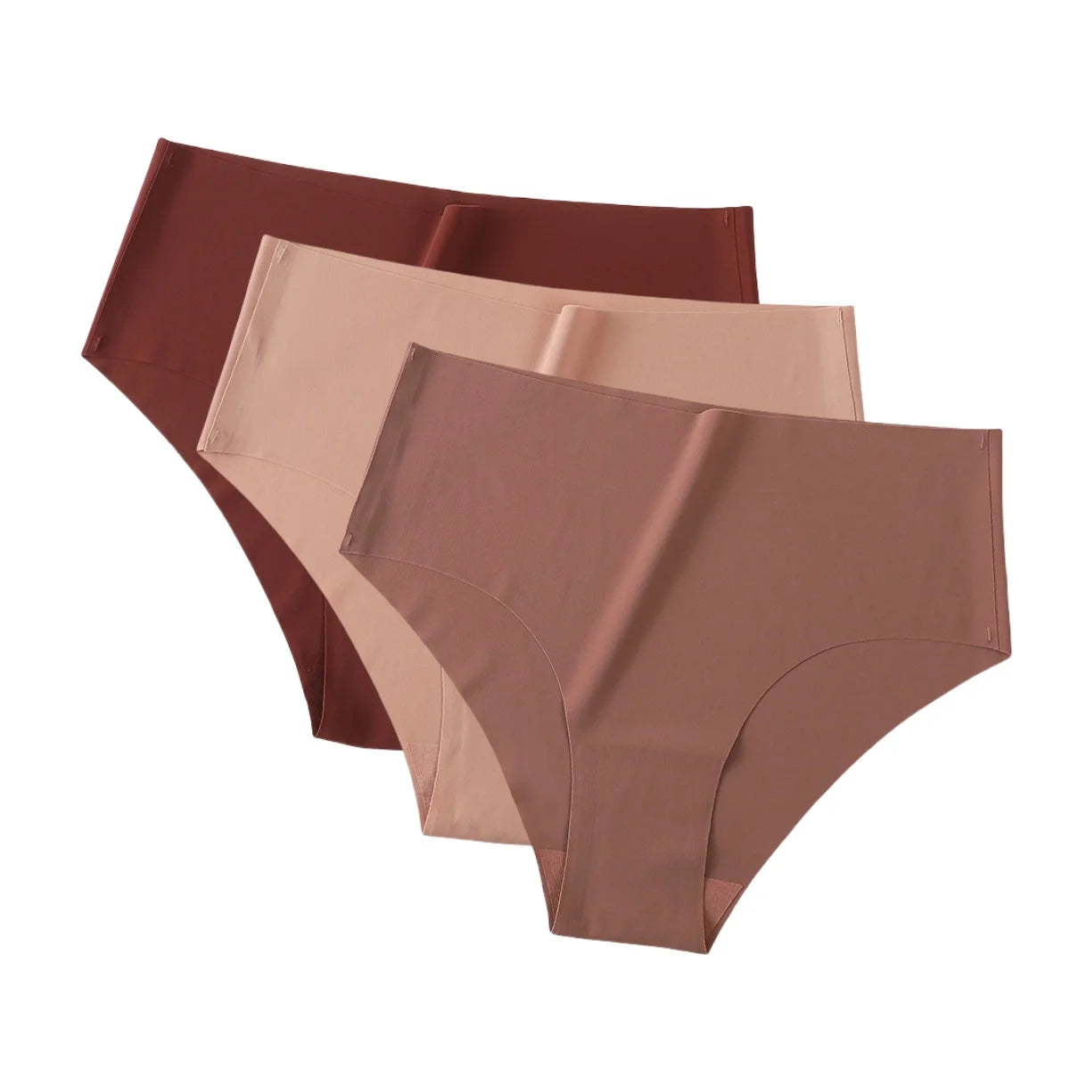 CowLost | product_id-3pcs-women-high-waist-seamless-breathable-ice-silk-stretch-panties-xs-xl |19