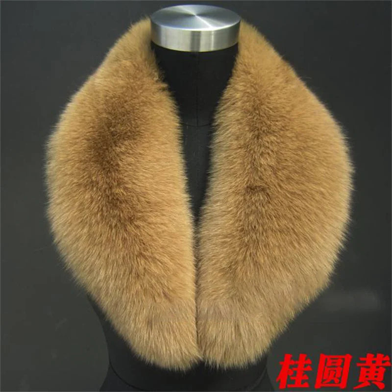 CowLost | natural-color-raccoon-fox-collar-scarf |27