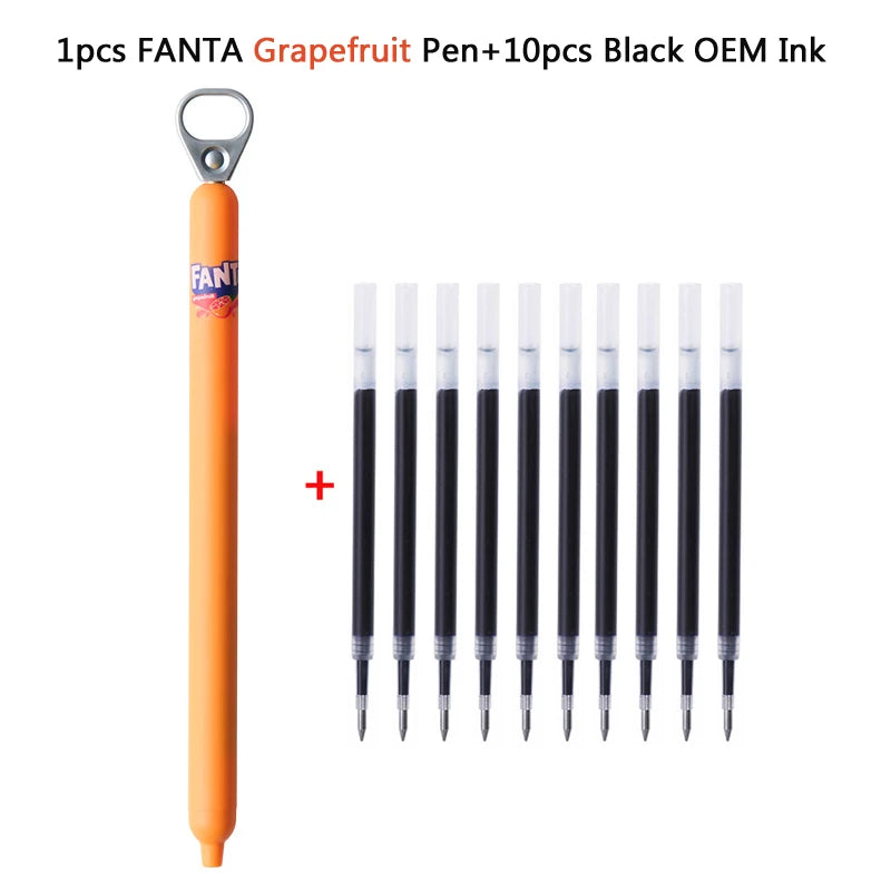 CowLost | product_id-kaco-fanta-collaboration-0-5mm-black-gel-pen-smooth-writing-for-study-office |27