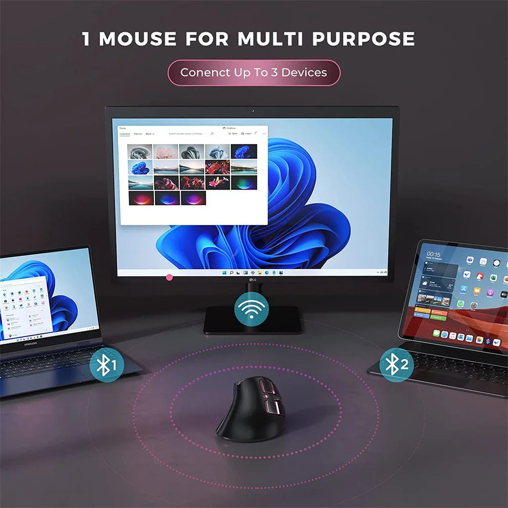 CowLost | product_id-jomaa-2-4g-bluetooth-vertical-wireless-mouse-9-button-rechargeable-for-mac-pc-ipad |4