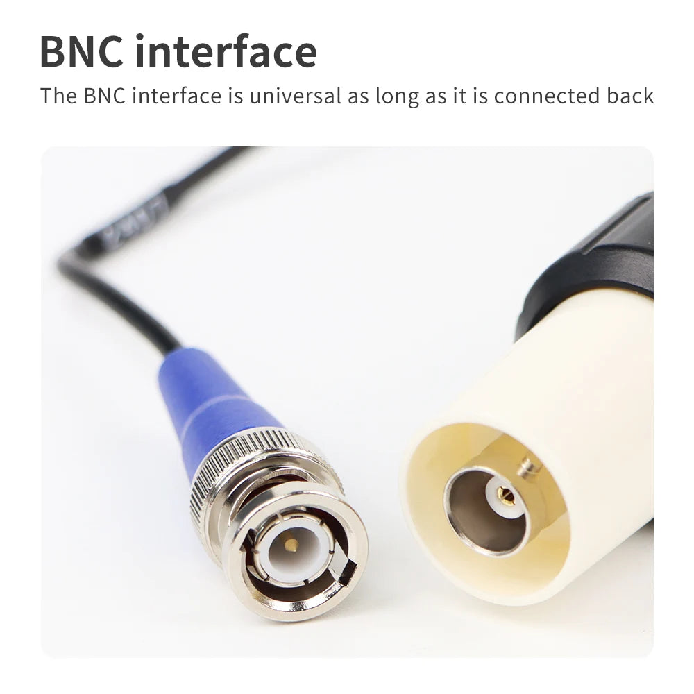 PH Electrode Probe BNC Connector ORP Replacement Sensor IP65 Glass Composite for Lab Aquarium
