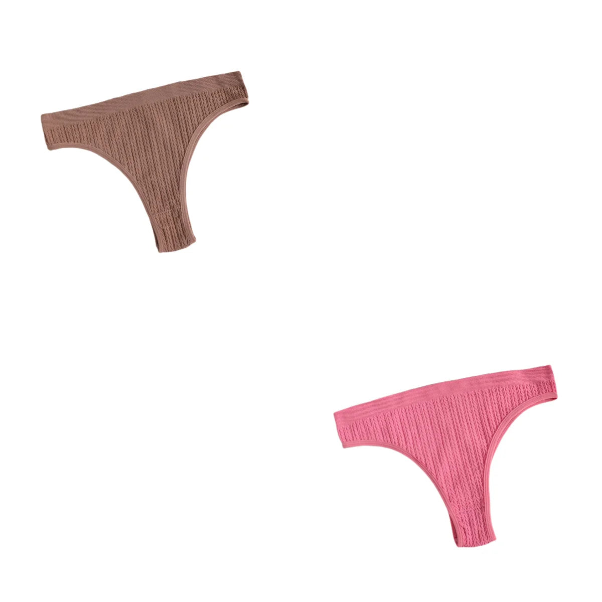 CowLost | product_id-2pcs-womens-seamless-low-rise-solid-briefs-m-xl |25