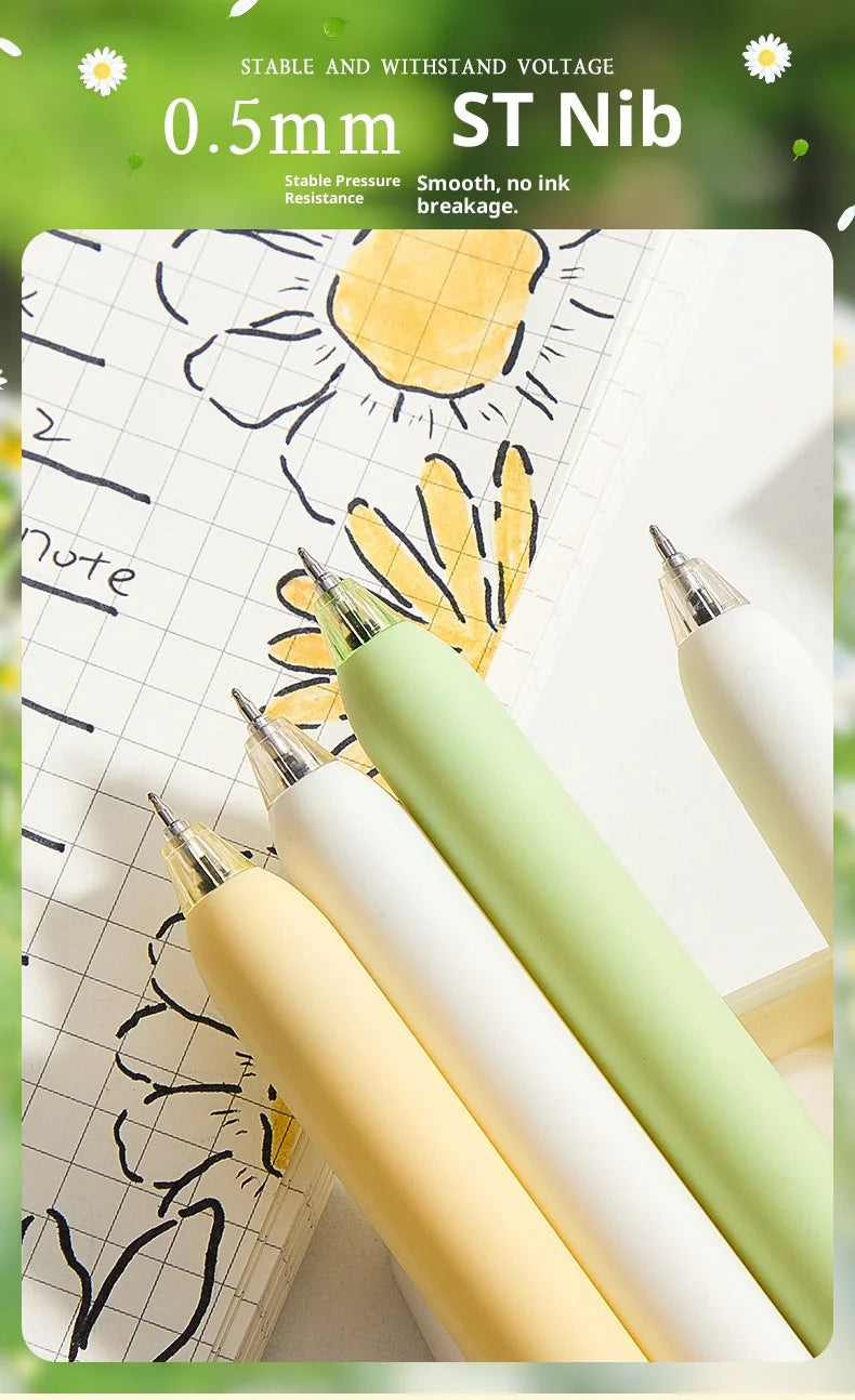 CowLost | product_id-4-pack-kawaii-retractable-gel-pens-0-5mm-fast-drying-spinning-twist-pen-for-school-journaling |11