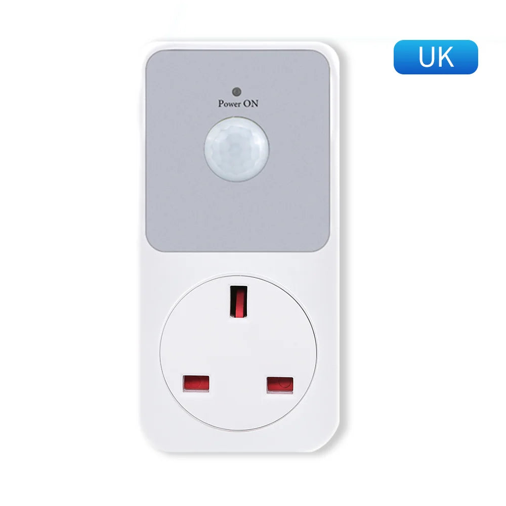 PIR Sensor Socket Lamp Holder 110-240V Infrared Detection 120° Automatic Induction Switch