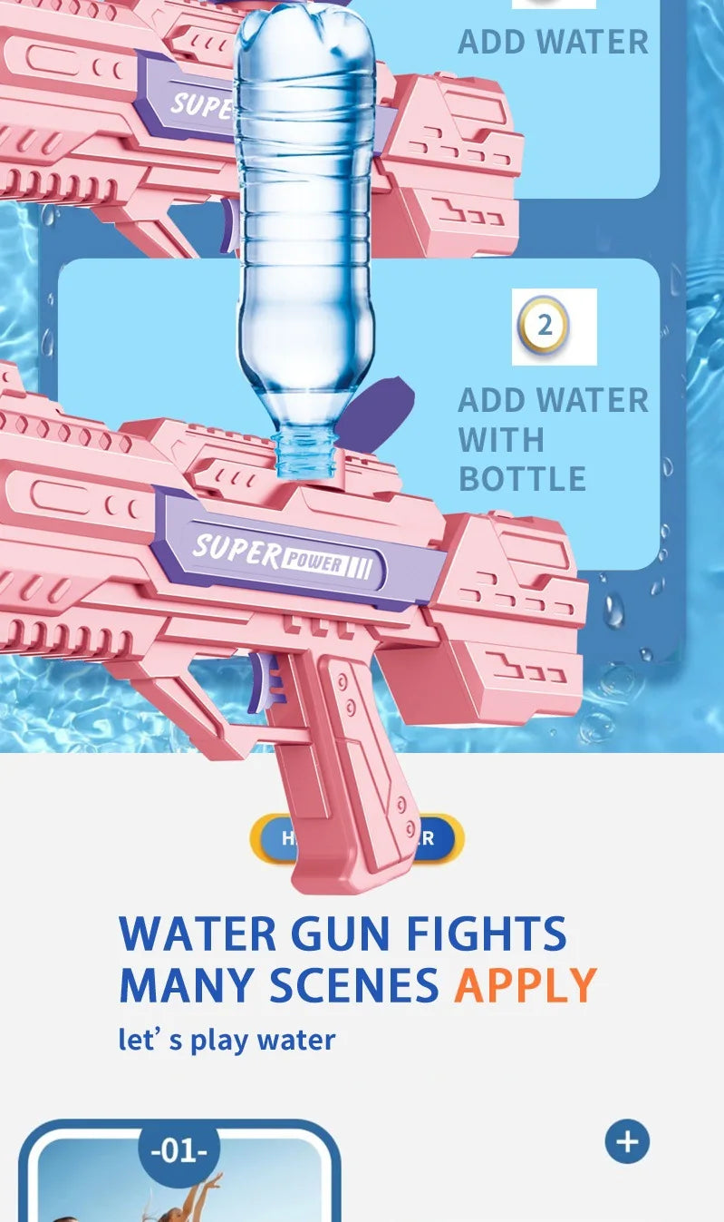 CowLost | product_id-large-capacity-electric-water-gun-2026-fully-automatic-toy-for-beach-and-pool |12