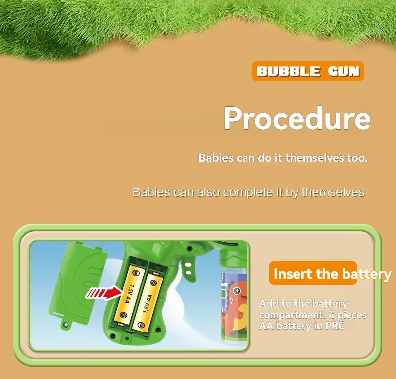 CowLost | product_id-handheld-automatic-dinosaur-bubble-gun-for-outdoor-summer-fun |10