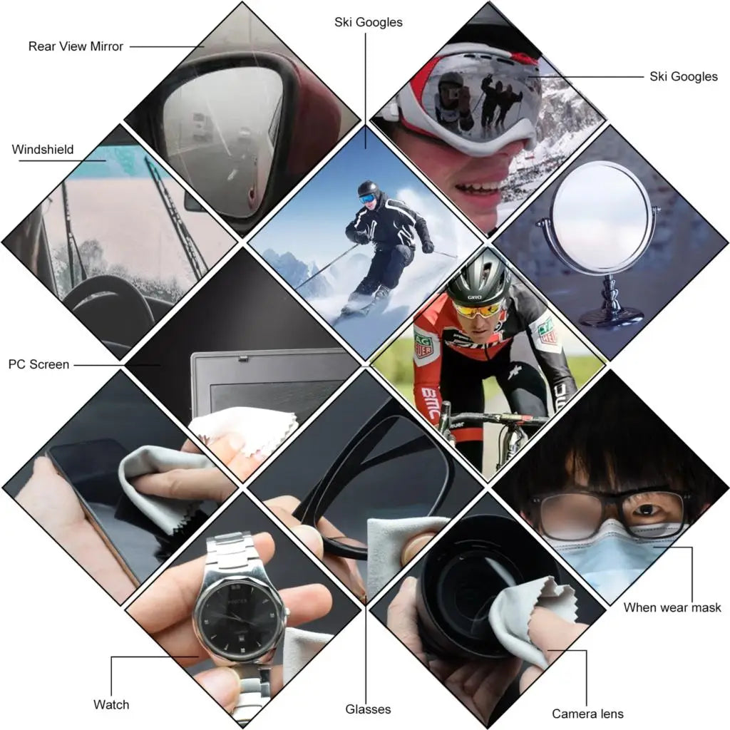 10Pcs Autoxbert Eyeglasses Eyewear Facemask Anti-Fog