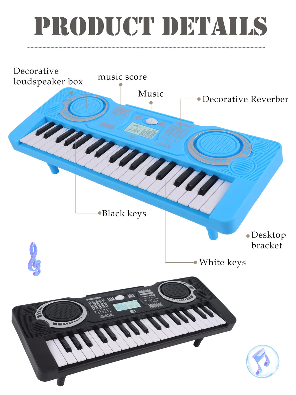CowLost | product_id-electronic-37-key-portable-piano-toy-for-kids-educational-keyboard-batteries-not-included |10