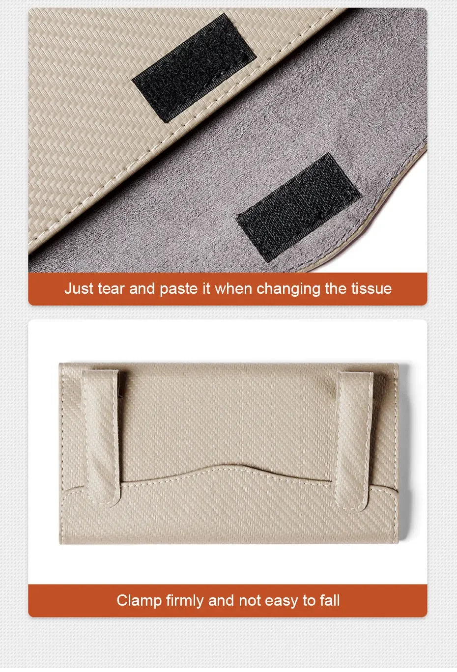 CowLost | tissue-paper-product_id-universal-car-sun-visor-tissue-box-storage-bag-carbon-fiber-sunshade-plate |15