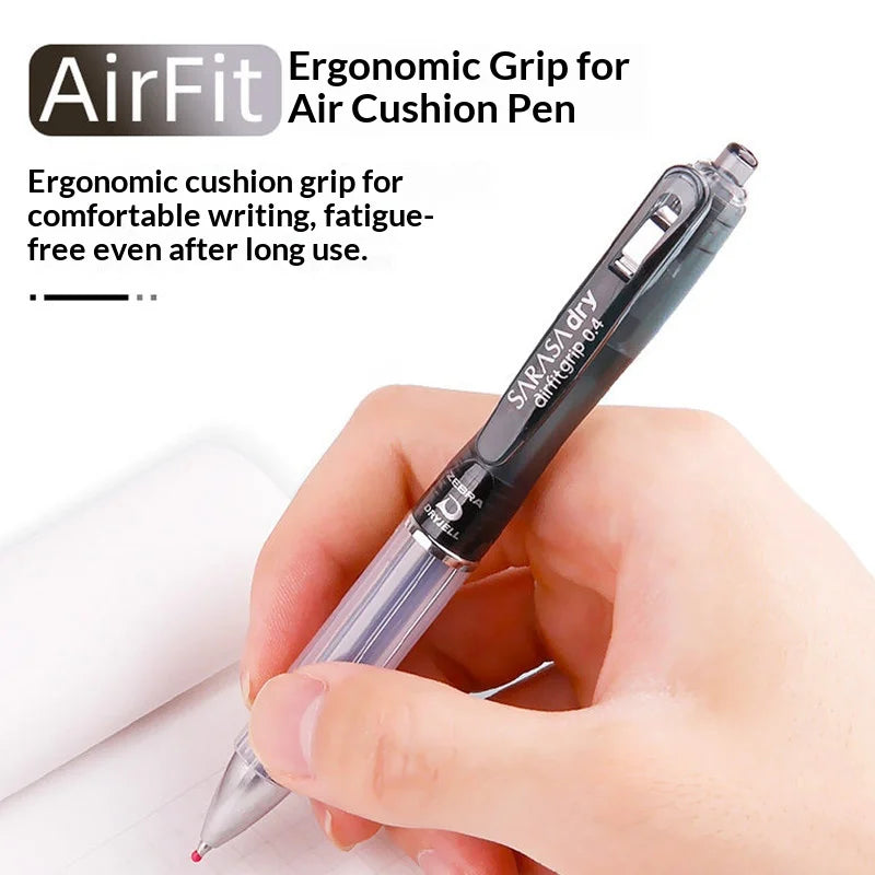 CowLost | product_id-zebra-jjz49-quick-dry-gel-pen-0-4-0-5mm-retractable-cushion-grip-transparent-design-for-exams-writing |4