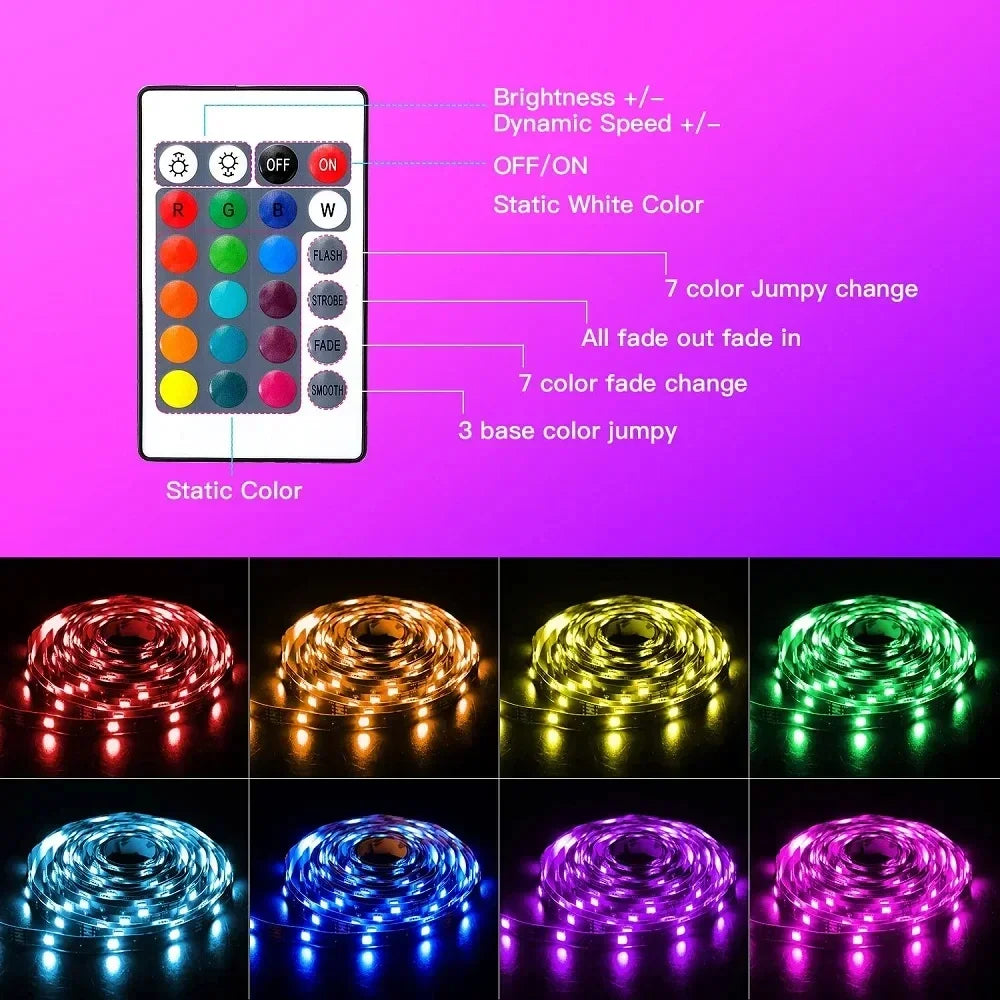 CowLost | light-ropes-strings-product_id-1-30m-5v-usb-bluetooth-rgb-led-strip-light-smd-5050-app-control-for-tv-background |11