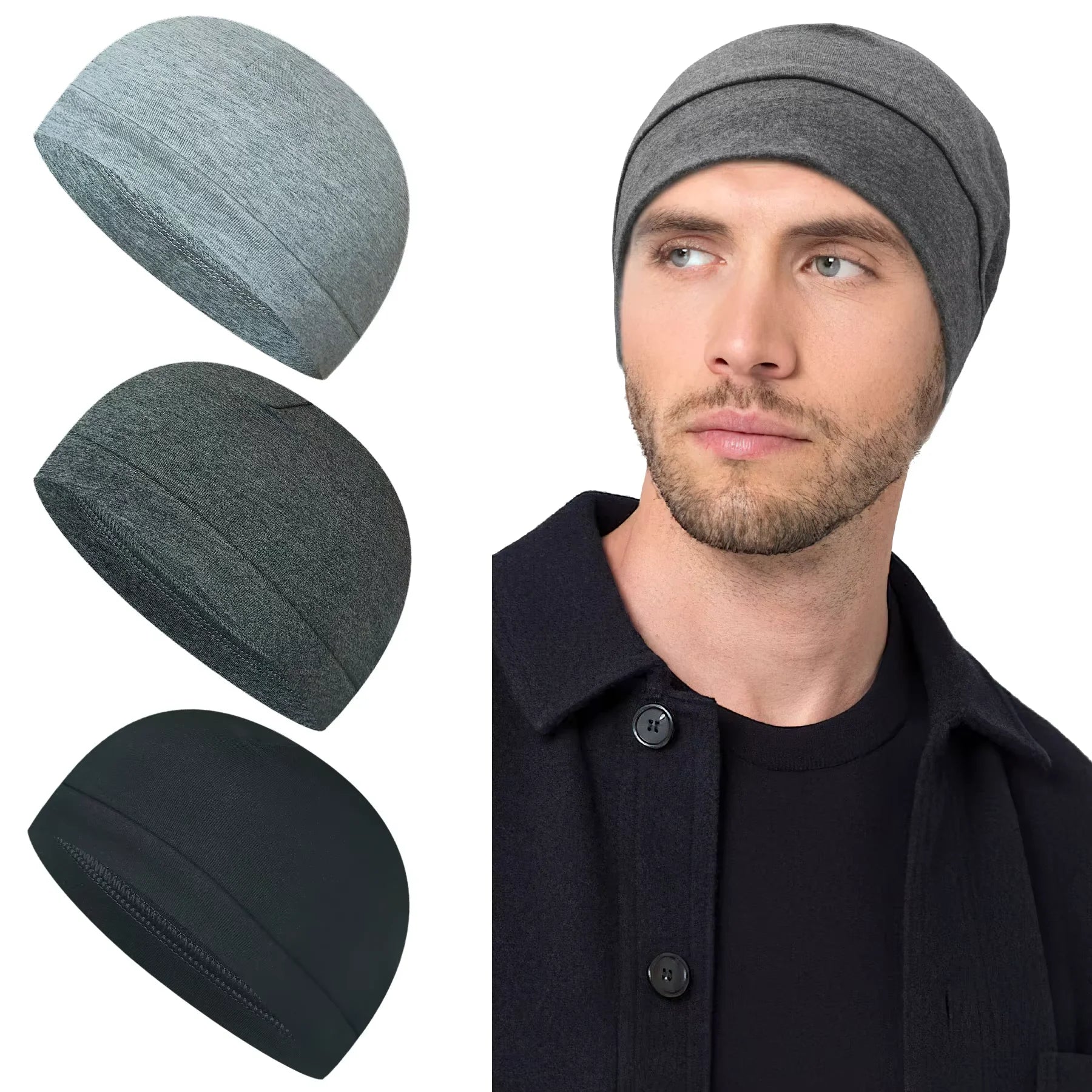 CowLost | 3-pack-unisex-skull-caps |20