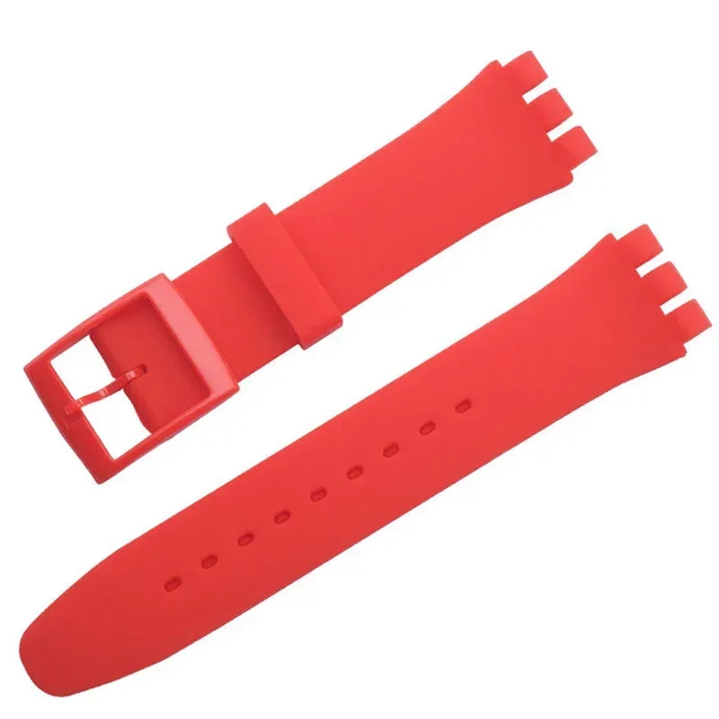 CowLost | product_id-waterproof-silicone-replacement-watch-strap-with-metal-pin-buckle-for-swatch-16-17-19-20mm-unisex |26