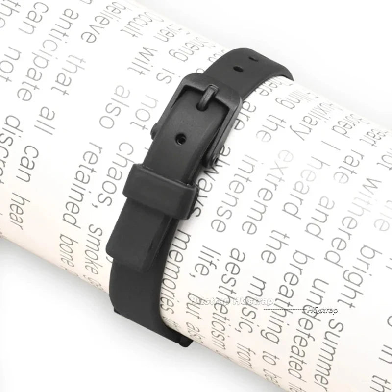 12mm Silicone Rubber Watchband for Casio LQ-130 LQ-139 LQ-140 Waterproof Sport Strap