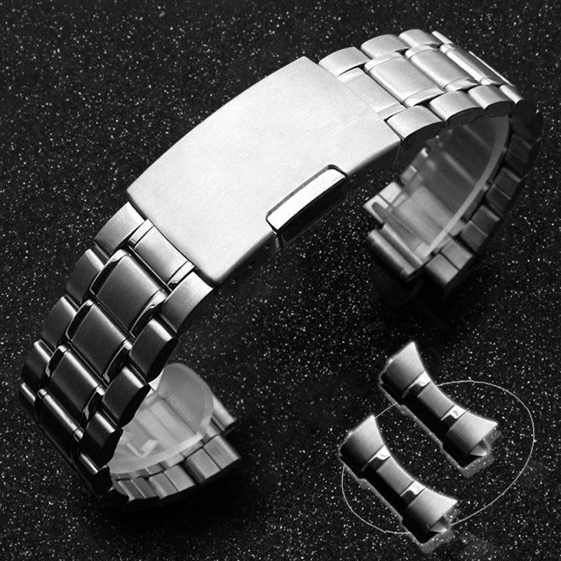 CowLost | product_id-curved-end-stainless-steel-metal-band-20mm-22mm-universal-replacement-strap-for-seiko-rolex-watches |7