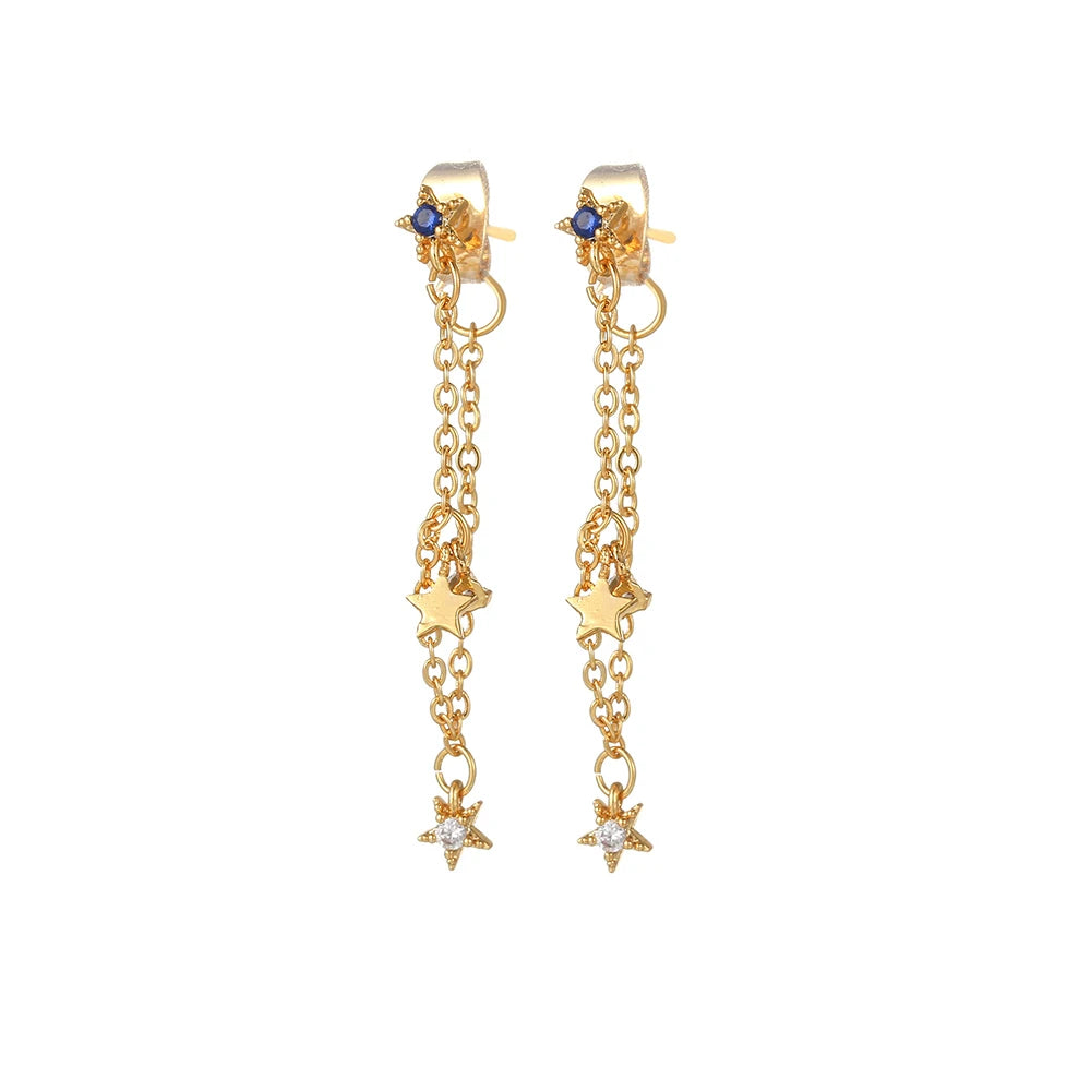 CowLost | stainless-steel-cubic-zirconia-chain-hoop-earring-for-women |15