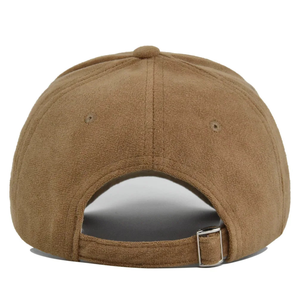 CowLost | solid-suede-retro-baseball-caps-for-men-women |4