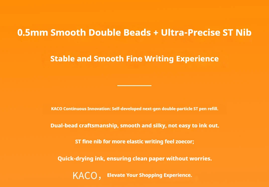 CowLost | product_id-kaco-fanta-collab-sprint-pop-up-0-5mm-black-gel-pen-side-knock-smooth-writing-stationery |13