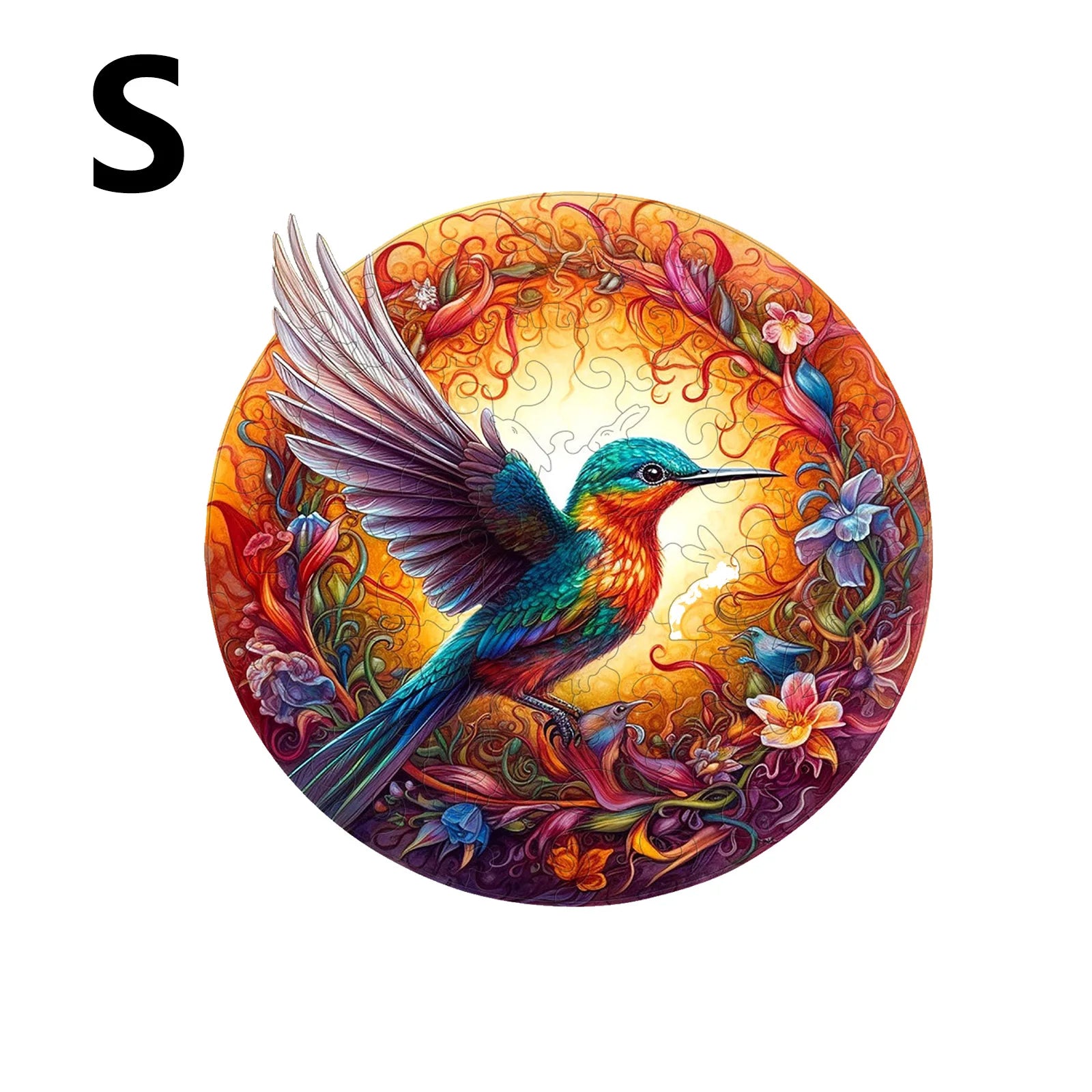 CowLost | product_id-round-wooden-peacock-jigsaw-puzzle-gift |14