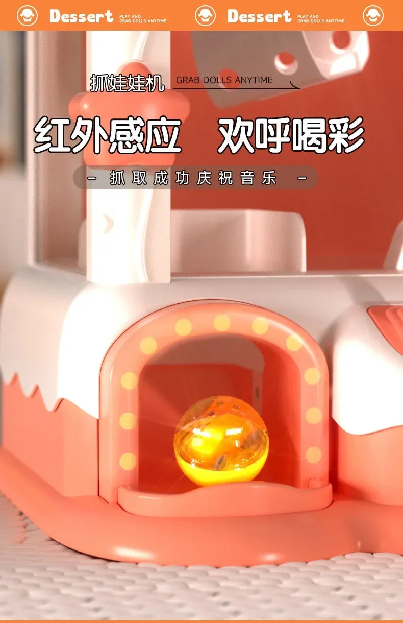 Cartoon Rabbit Claw Game Machine Coin Operated Toy for Kids