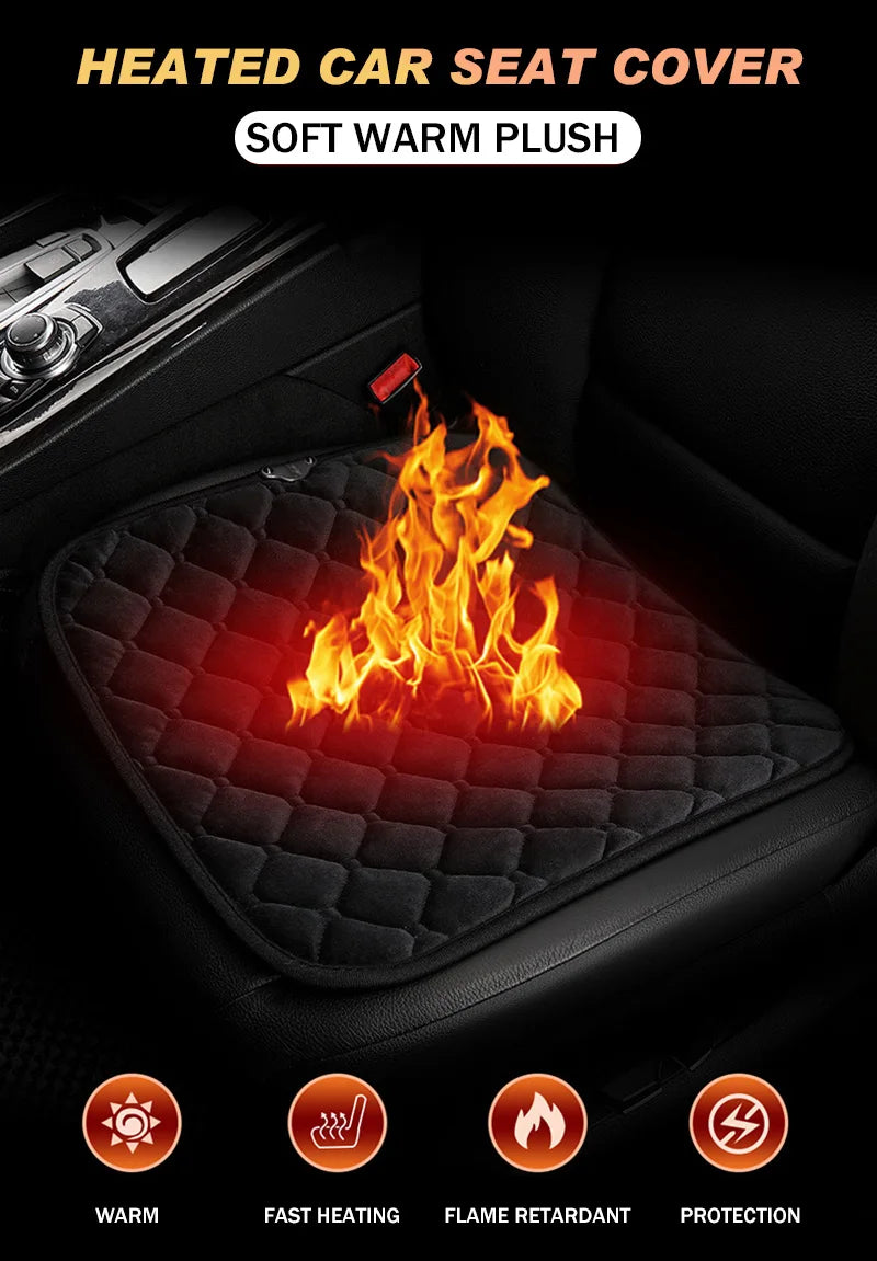 CowLost | 12v-heated-car-seat-cover-30-fast-heating-seat-cushion-warm |7
