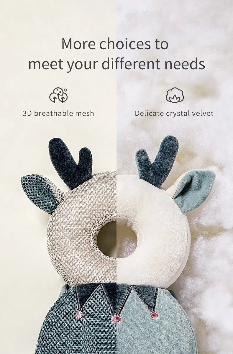 CowLost | aibedila-newborn-head-back-protector-baby-protect-pillow-learn-walk-headgear |13