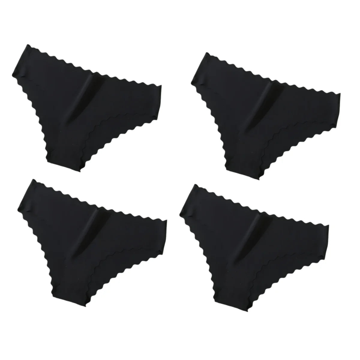 CowLost | product_id-4pcs-womens-mid-rise-seamless-ice-silk-briefs-xs-xl-no-show-solid-panties |23