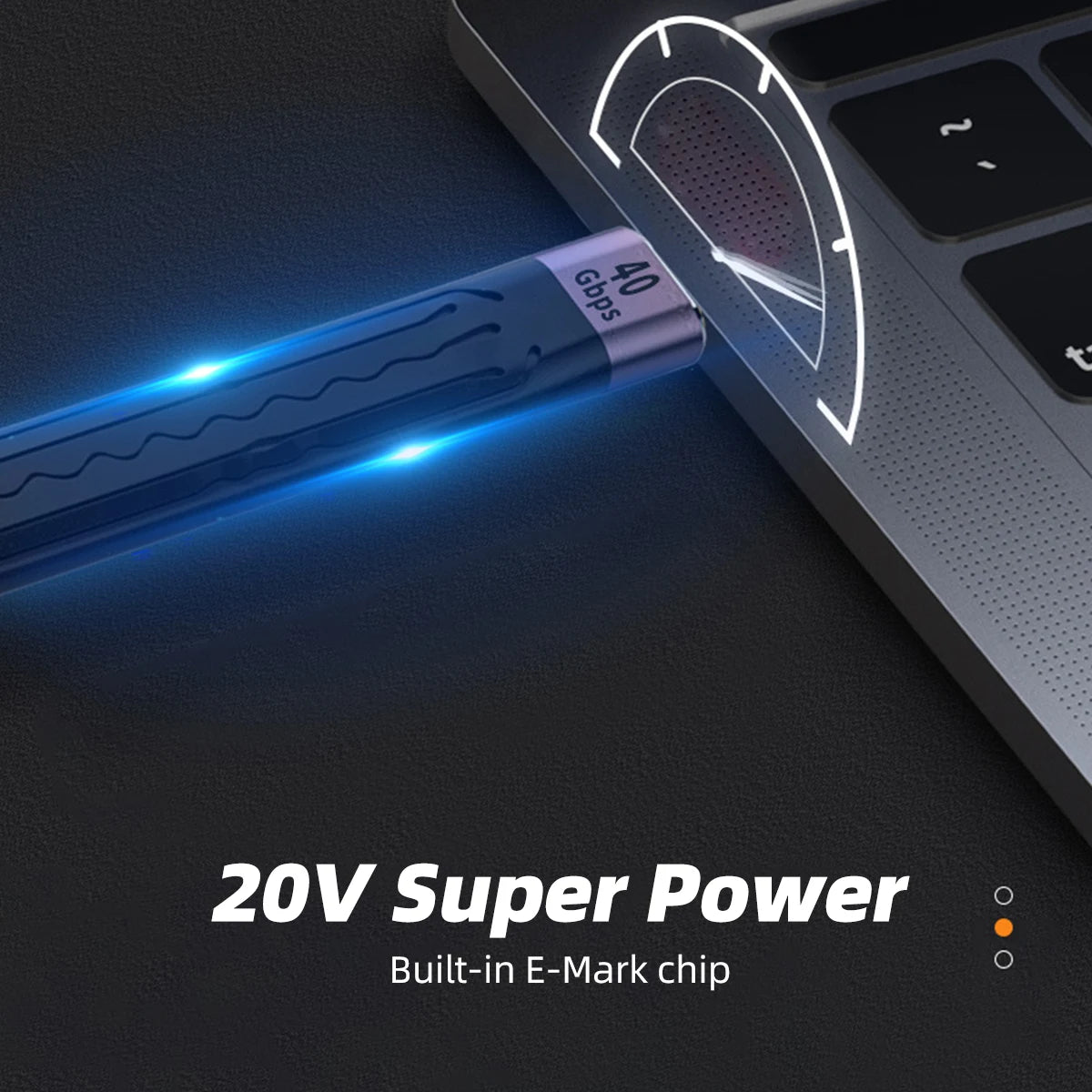 CowLost | product_id-usb-3-1-4-0-type-c-to-type-c-cable-40gbps-100w-pd-5a-fast-charging-for-samsung-macbook-hard-drive-power-bank |9