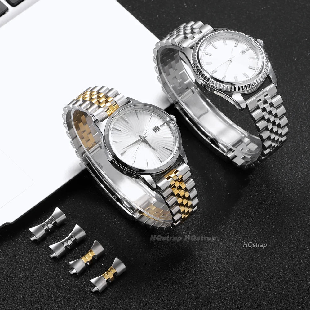 CowLost | product_id-20mm-22mm-stainless-steel-curved-end-jubilee-watch-strap-for-rolex-daytona-submariner |5