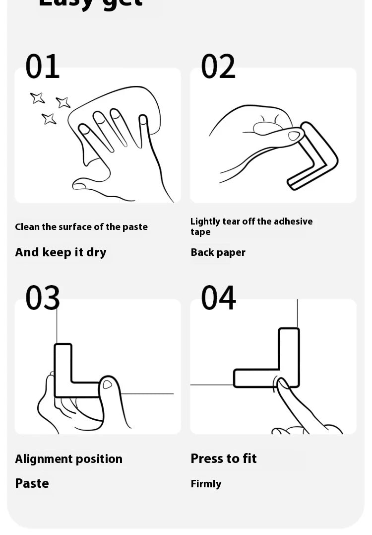 CowLost | 4pcs-clear-corner-protectors-for-baby-soft-anti-collision-furniture |17