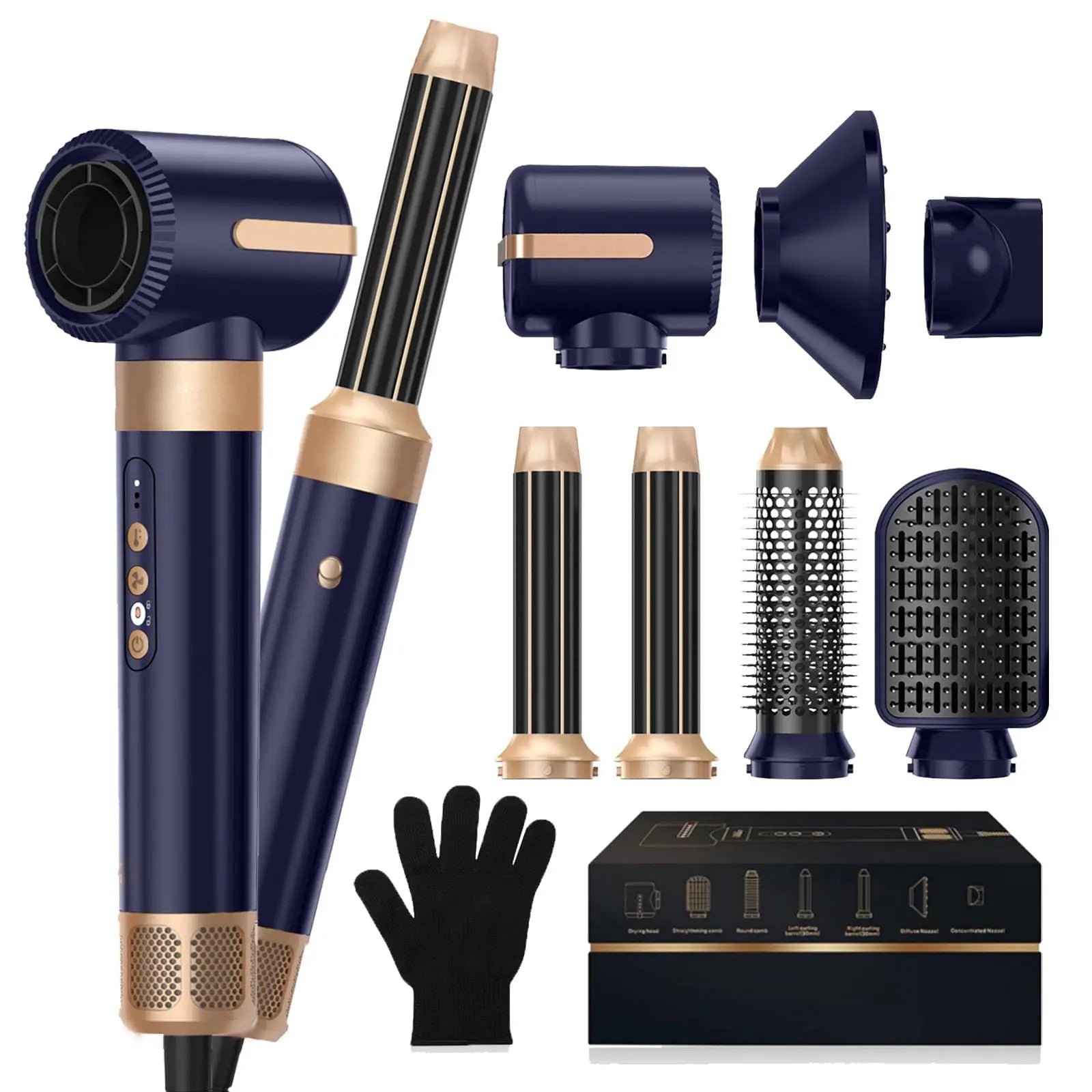 CowLost | tools-7-in-1-brushless-high-speed-hair-dryer-brush-with-diffuser-and-ionic-styling-comb |1