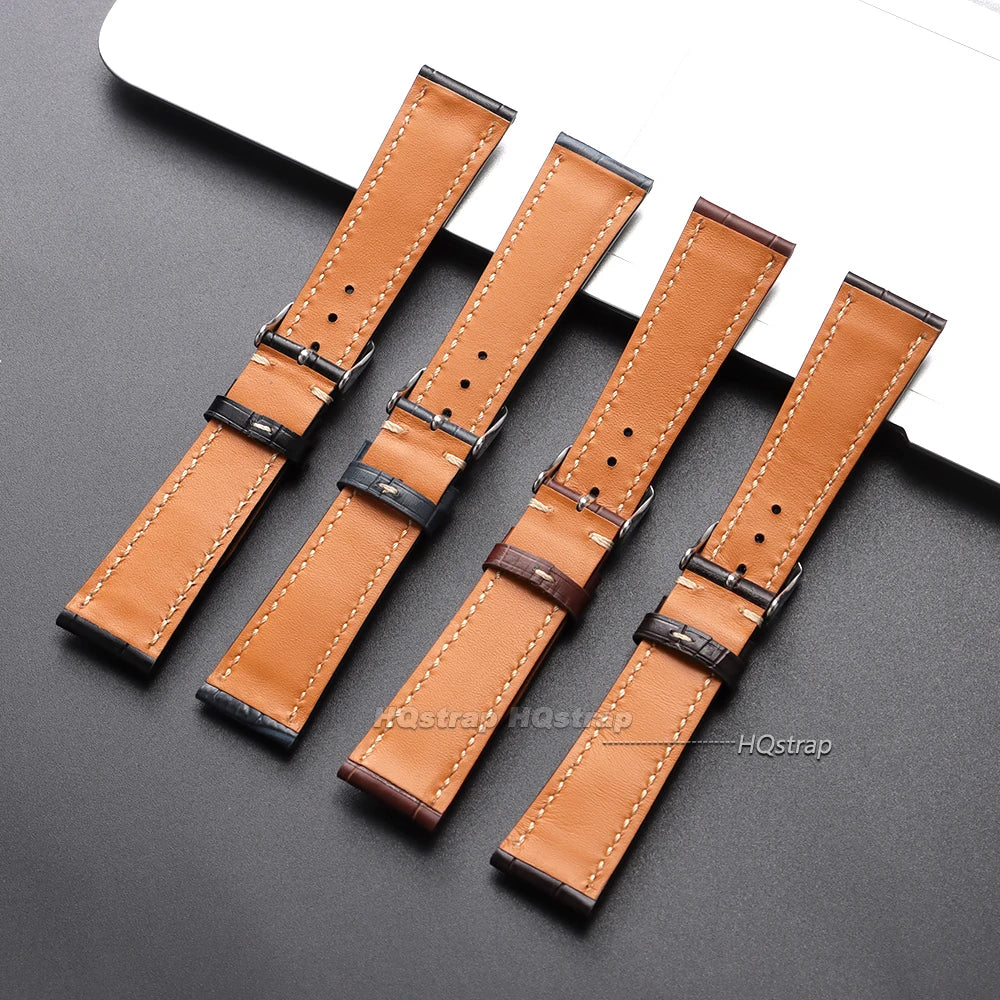 CowLost | product_id-hqstrap-genuine-leather-watchbands-13-22mm-universal-replacement-strap-with-pin-buckle |6