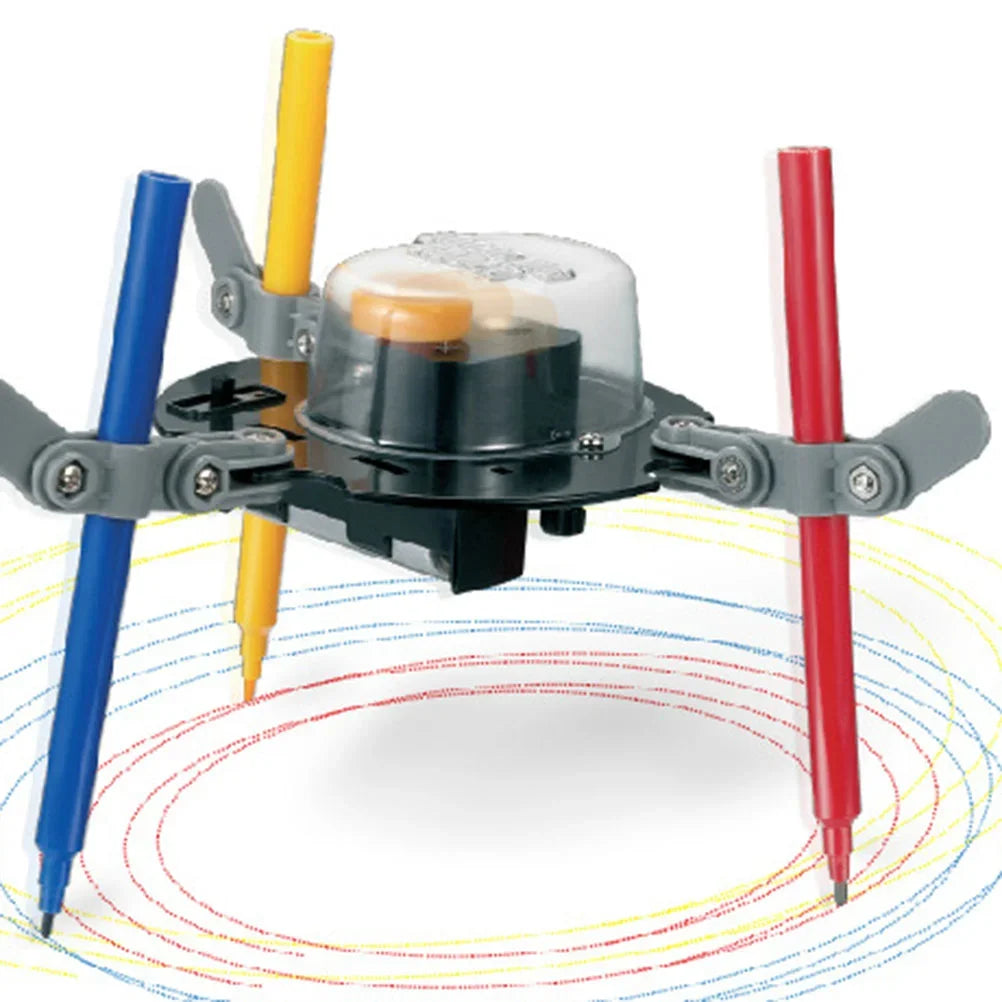 DIY Creative Doodling Robot Kit Auto Graffiti Drawing Science Toy for Kids Teens