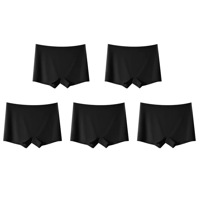 CowLost | product_id-fallsweet-5pcs-womens-seamless-mid-rise-boyshort-panties-for-daily-wear-sports |9