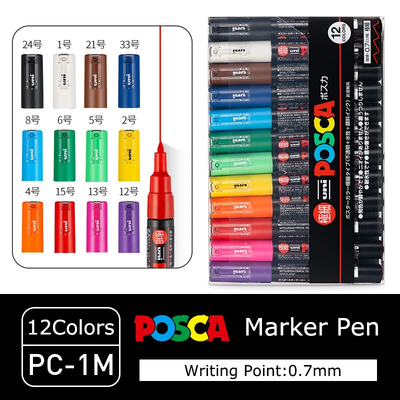 CowLost | product_id-uni-posca-marker-set-pc-1m-3m-5m-8k-17k-non-toxic-permanent-manga-paints-36-colors |60