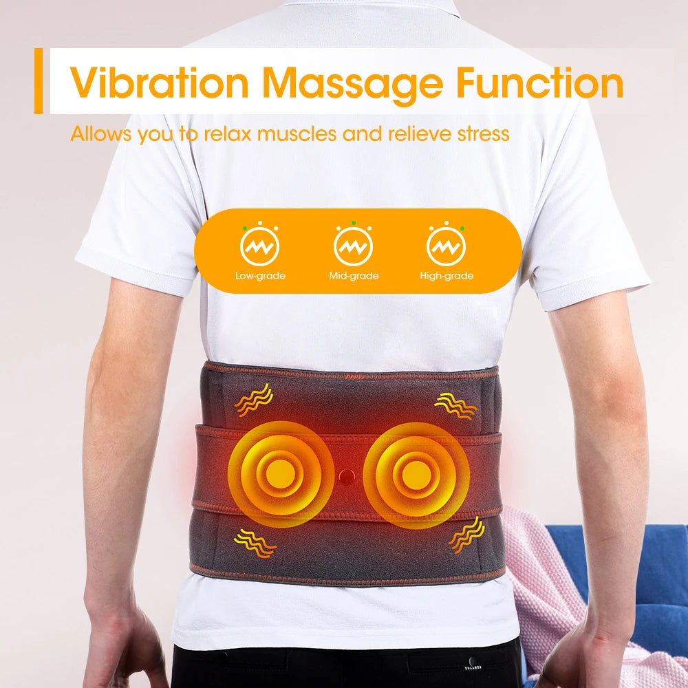 CowLost | electric-heating-waist-massage-belt-infrared-vibration-hot-compress |10