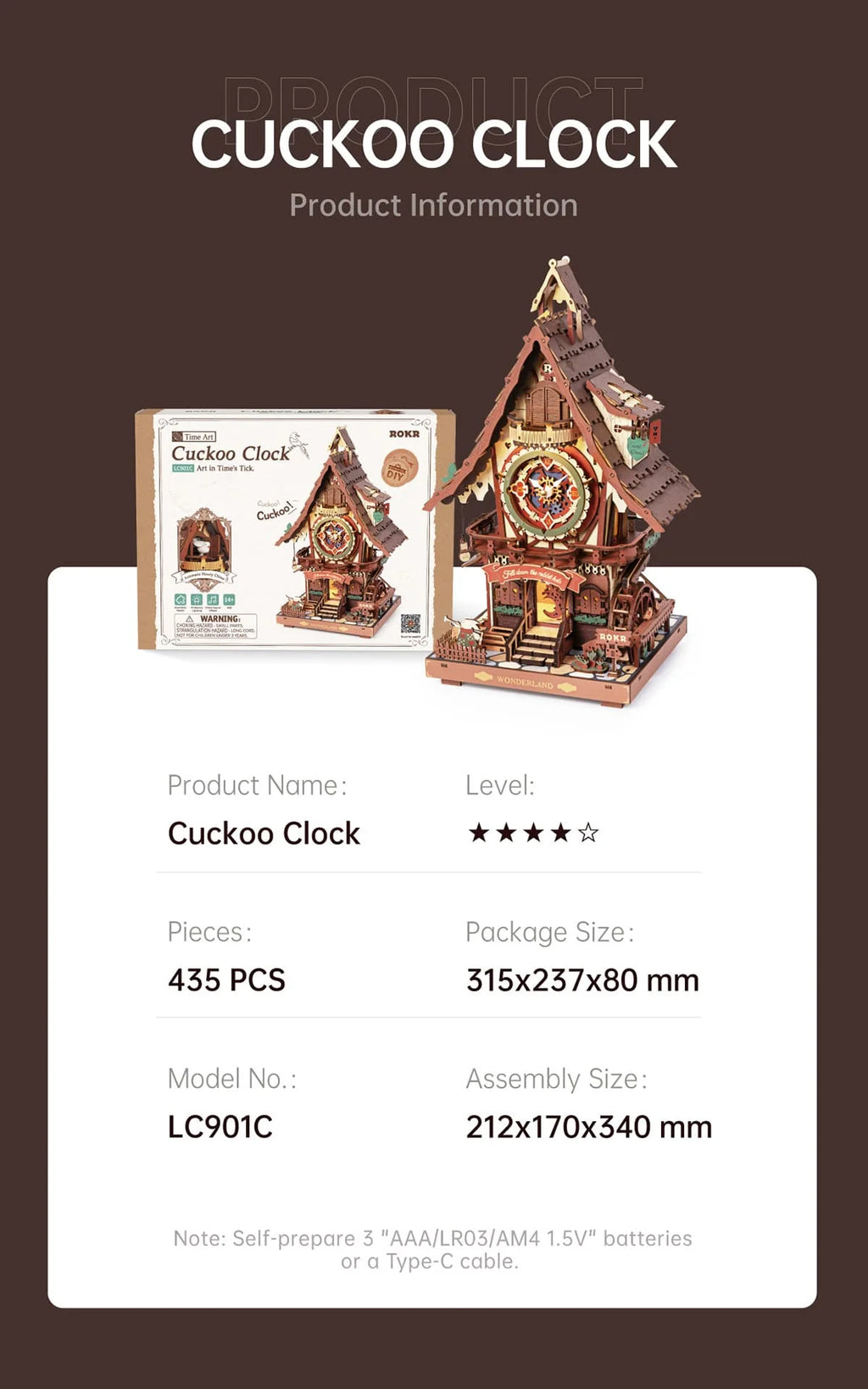 CowLost | fencing-barriers-robotime-rokr-mechanical-3d-wooden-cuckoo-clock-puzzle |17