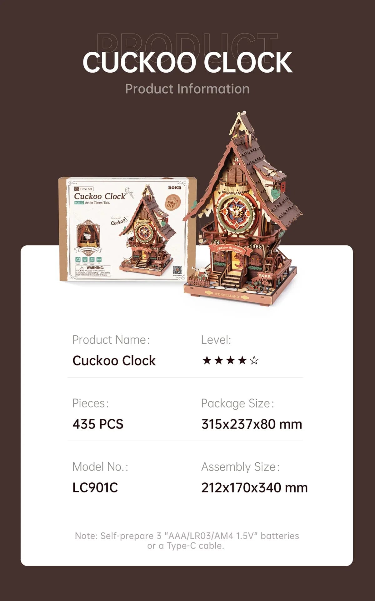 CowLost | fencing-barriers-robotime-rokr-mechanical-3d-wooden-cuckoo-clock-puzzle |17