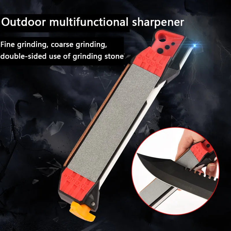 CowLost | 1pc-multifunctional-knife-sharpener-household-diamond-knife-sharpener-double-sided-sharpening-tools-for-outdoor-camping-kitchen |1