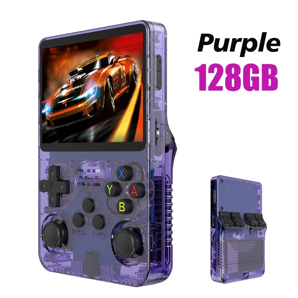 CowLost | game-timers-boyhom-r36s-retro-handheld-game-console-3-5-ips-screen-64gb-15000-games-linux-system |10