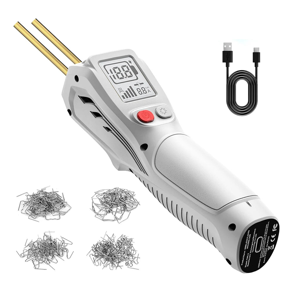 500W Handheld Wireless Plastic Welding Machine with LCD Display for Car Bumper Repair