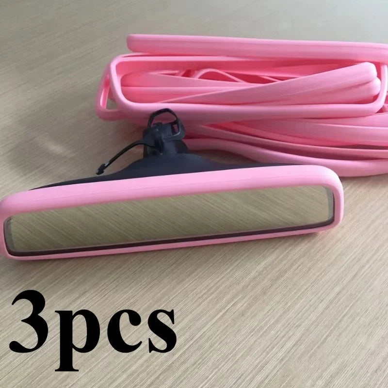 CowLost | product_id-3pcs-silicone-rearview-mirror-protectors-for-tesla-model-3-y-interior-mouldings-black-white-pink-grey |5
