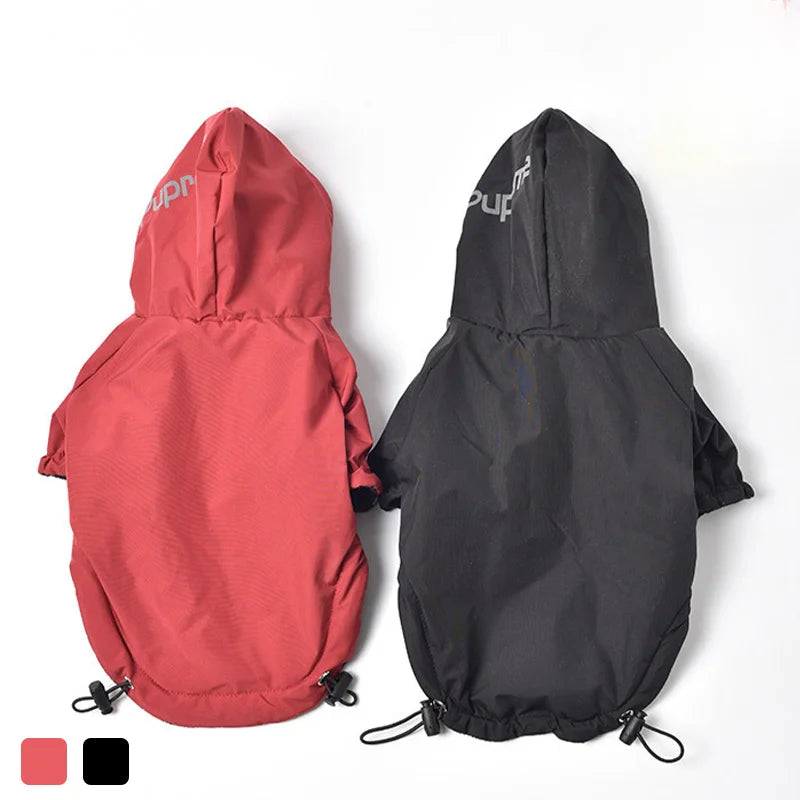 CowLost | activewear-pants-waterproof-warm-autumn-winter-pet-coat-with-hood-and-reflective-print |2