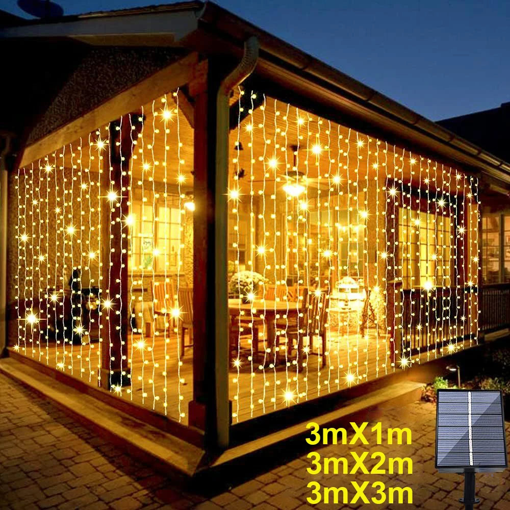 CowLost | product_id-solar-led-copper-wire-curtain-fairy-string-lights-for-outdoor-garden-wedding-party-decor |2