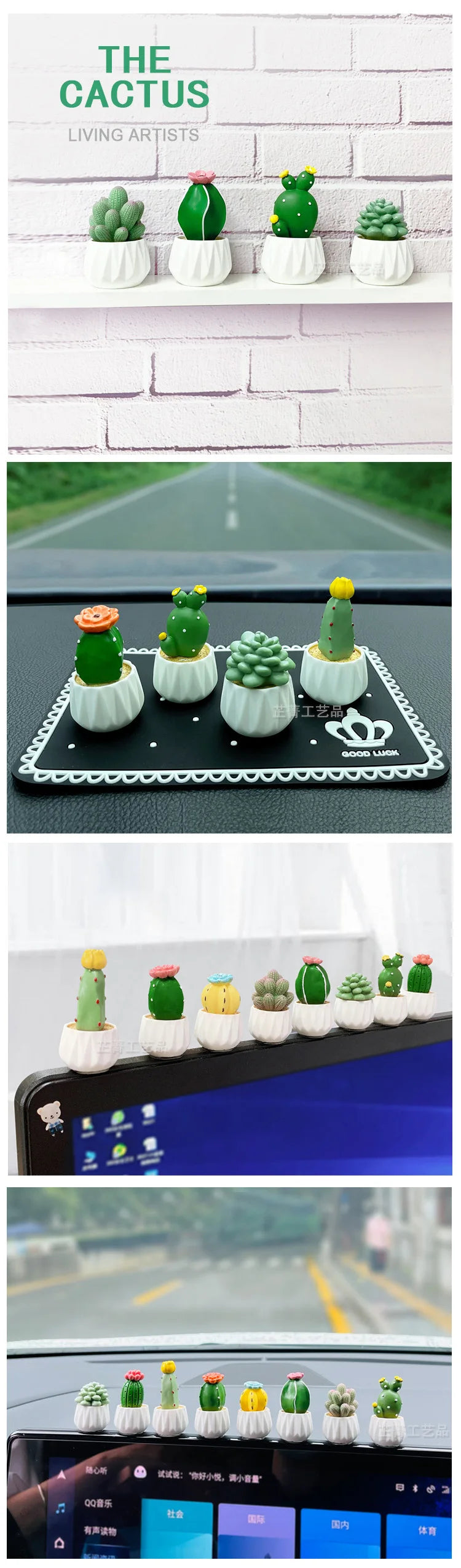 CowLost | product_id-resin-mini-cactus-succulent-car-and-desktop-ornament-gift-toy |11