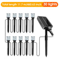 20/30 Pack Solar Waterproof LED Outdoor Lights Dusk to Dawn for Walkway Patio Yard