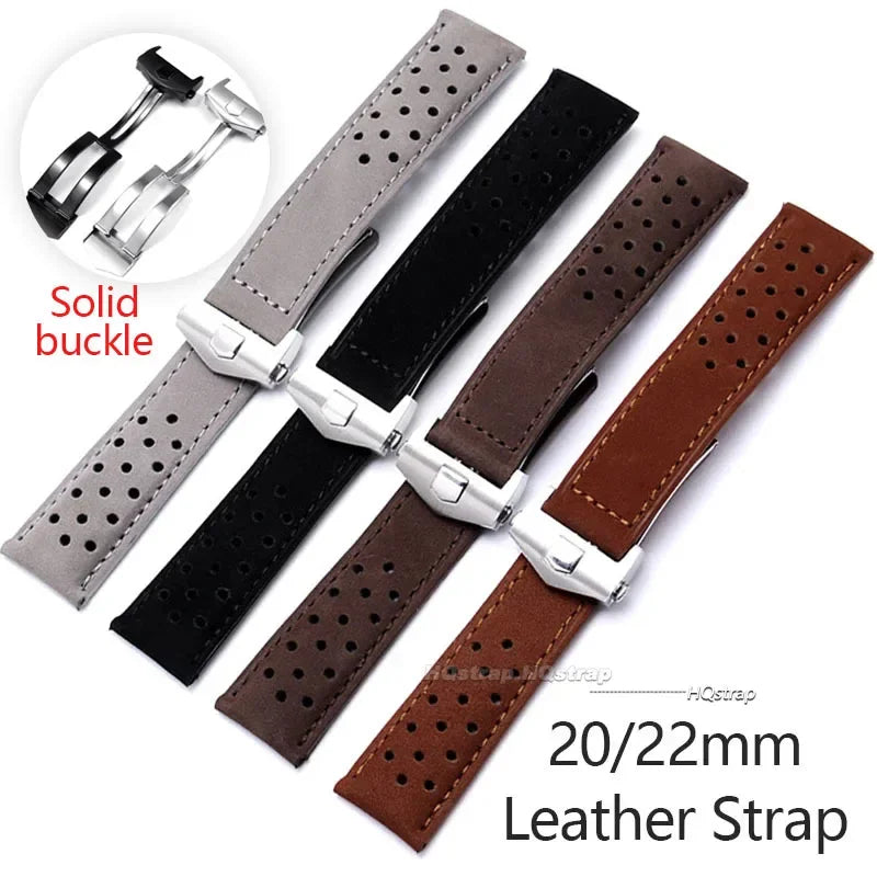 CowLost | product_id-leather-wristband-for-tag-heuer-carrera-monaco-20-22mm-frosted-cowhide-universal-strap |1