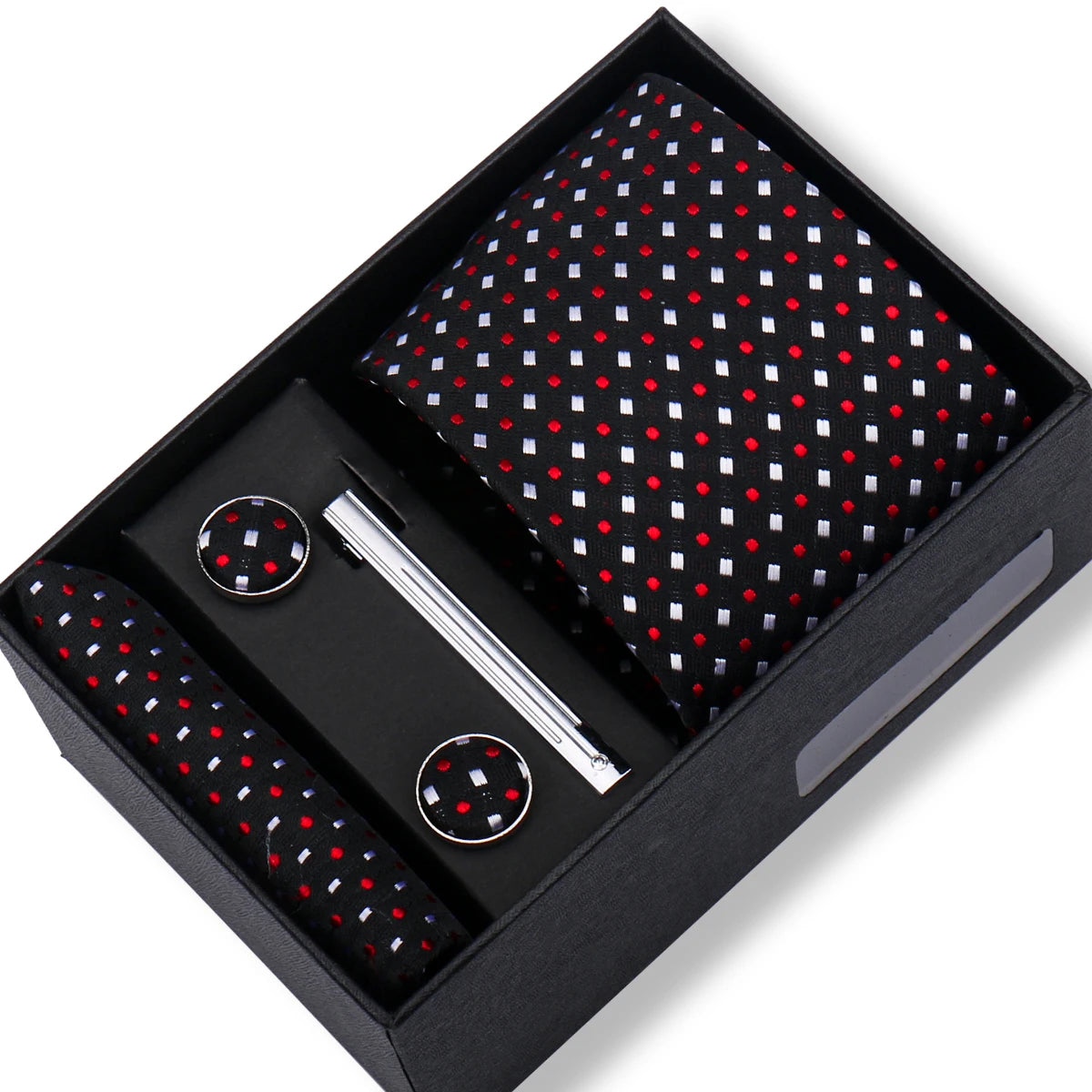 CowLost | tie-men-with-box-top-quality-business-ties-hanky-cufflink-set |76